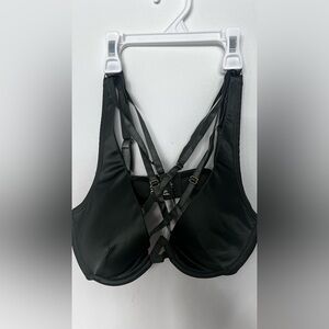 LunaLae Green Strappy Sports Bra